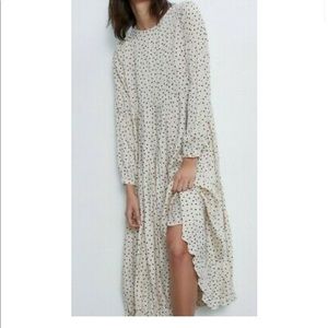Zara polka dot dress